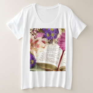 Bläserbibel Verse Plus Größe Christlicher T - Shir Große Größe T-Shirt