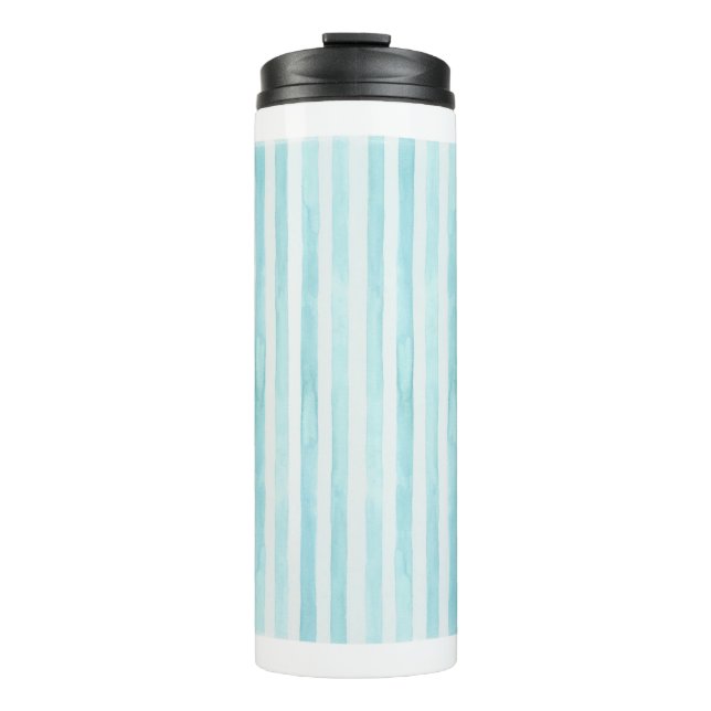 Bläserblauer Pflanze Thermosbecher (Vorderseite)