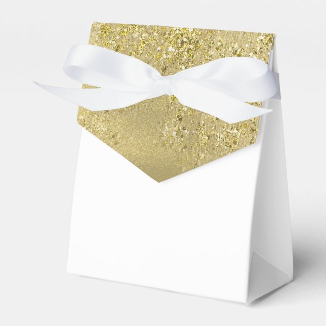 Bläserfashion Parfüm Flasche Rosa Rosen Gold Glam Geschenkschachtel (Vorderseite)