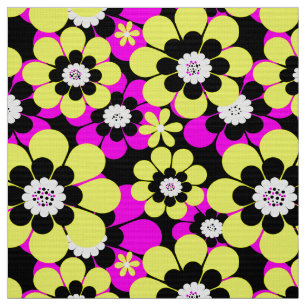 Bläserglänzende Neonmuster-Verkrüstung und gelber  Stoff