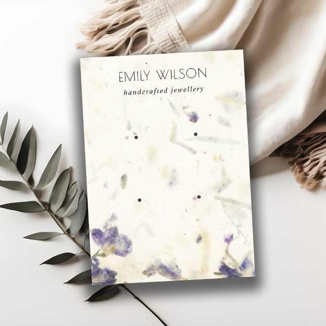 Bläserhandgemachte Papiertextur 2 Ohrenanzeige Visitenkarte (Von Creator hochgeladen)