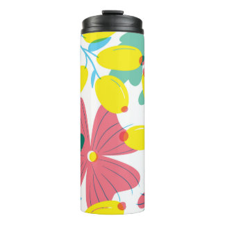 Bläsernahes Muster mit Transparenzelementen. Thermosbecher