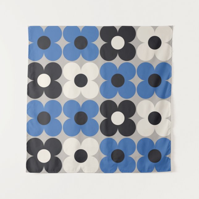 Bläsernahes Muster. skandinavischer Stil Wandteppich (Vorderseite)