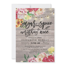 Bläserne Babydusche Zucker & Gewürze & Alles nett