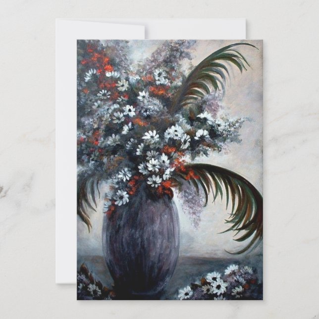 Bläserne Blume Fragile Beauties von AmyLyn Bihrle Einladung (Vorderseite)