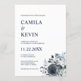 Bläserne Hochzeit der Blaublume Einladung