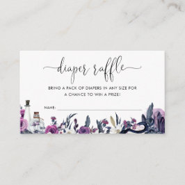 Bläserne Schädelschlange Windelspulendusche Begleitkarte