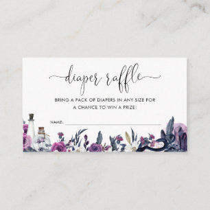 Bläserne Schädelschlange Windelspulendusche Begleitkarte