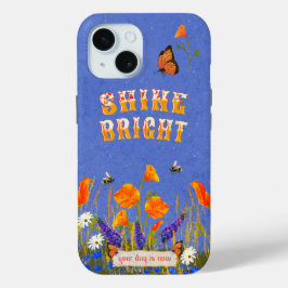 Bläserne Wildblumen Butterflies Inspiration Case-Mate iPhone Hülle