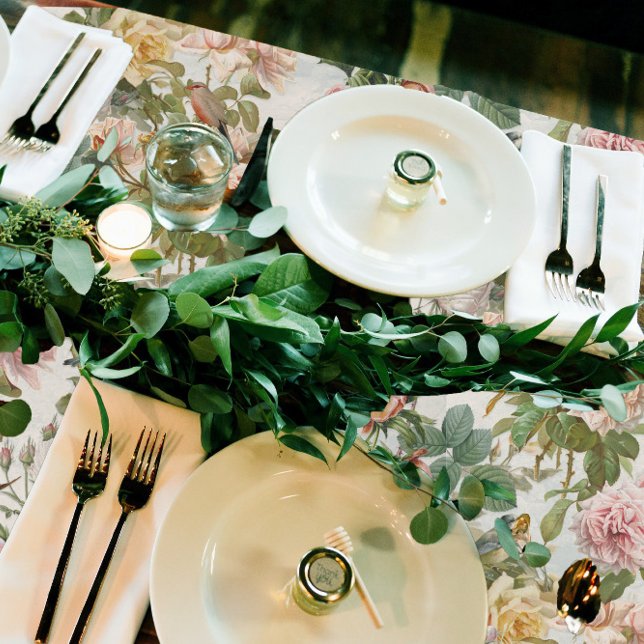 Bläserner-Vogelduschtisch in Aquarellfarbe Rosa Geschenkpapier (Von Creator hochgeladen)