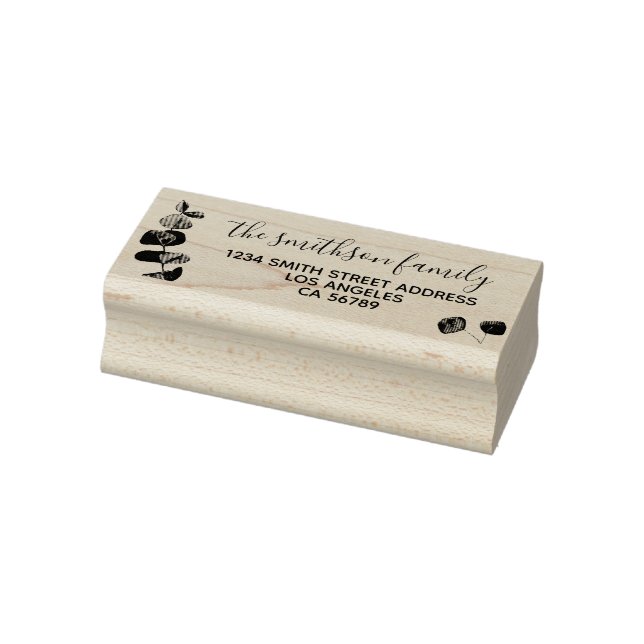 Bläserrahmen Botanische Signatur Gummistempel (Stempel)