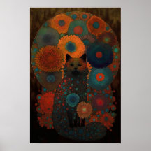 Bläserschwarze Katze mit leuchtendem Schattendesig