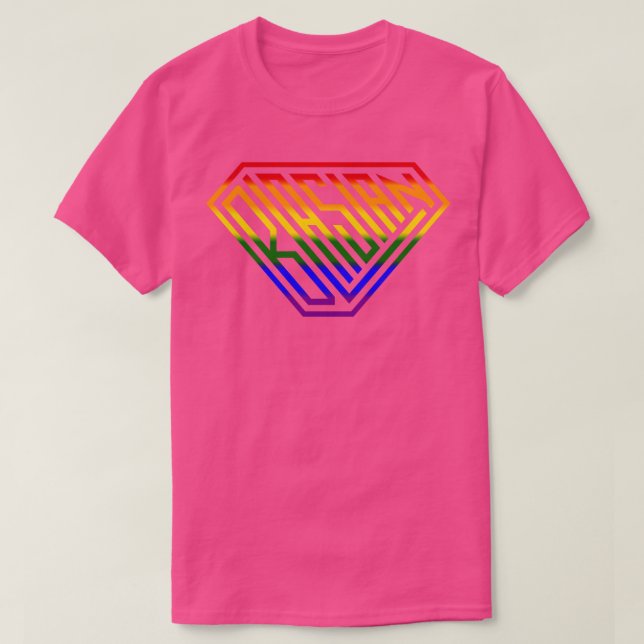 Blasian SuperEmpowered Shield Rainbow T-Shirt (Design vorne)