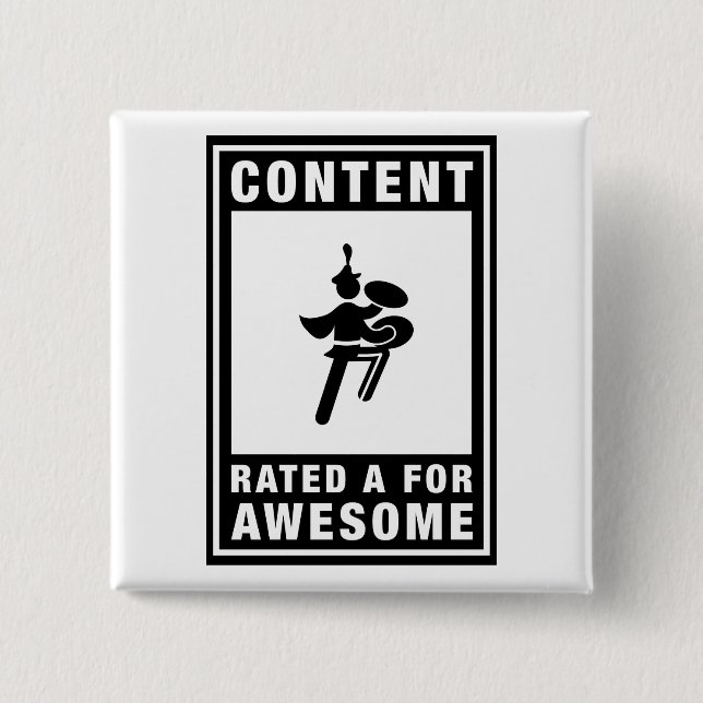 Blaskapelle - Bass-Becken Button (Vorderseite)