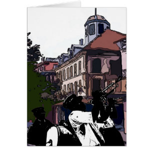 Blaskapelle im französischen Viertel