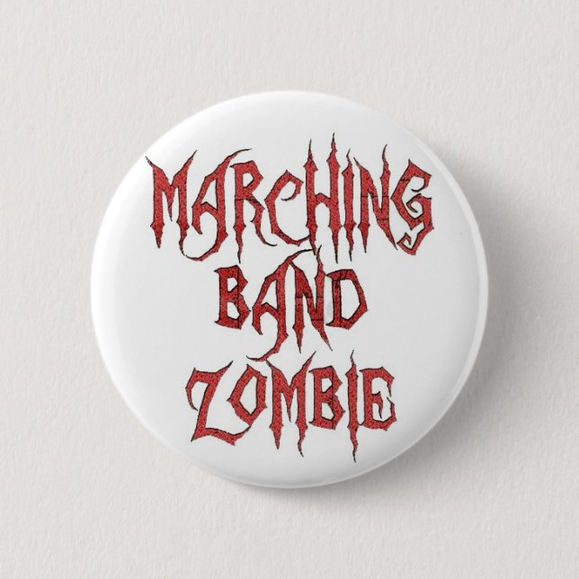 Blaskapelle-Zombieknopf Button (Vorderseite)