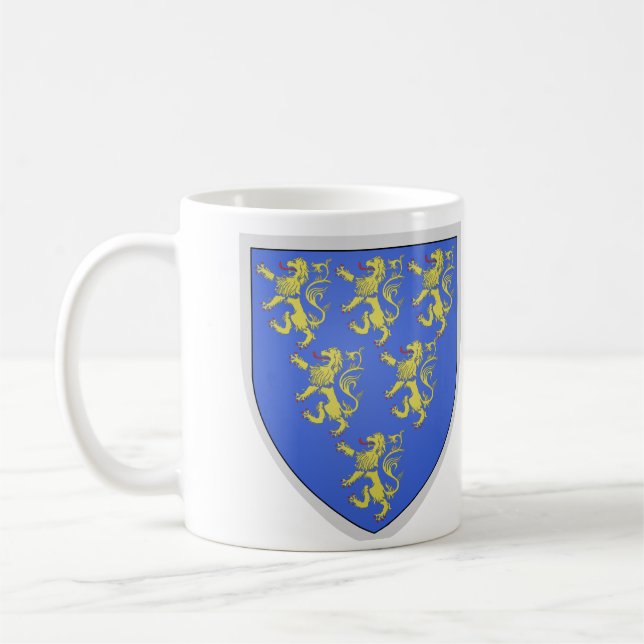 Blason Geoffroy Plantagenet Kaffeetasse (Links)