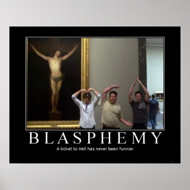 Blasphemie Poster (Vorne)