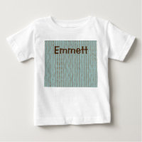 Blass Blue Geometric Repeat Baby T - Shirt
