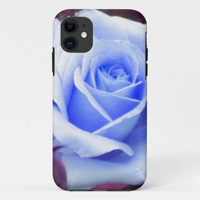 Blass Blue Rose iPhone 5 Fall Case-Mate iPhone Hülle (Rückseite)