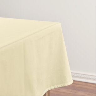 Blass-Butterblumen-Gelb-Einfarbig Tischdecke