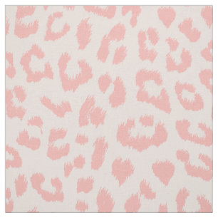 Blaß erröten rosa Leopard-Druck Stoff