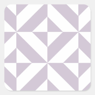 Blass kühle Trauben geometrisches Deco-Würfelmuste Quadratischer Aufkleber