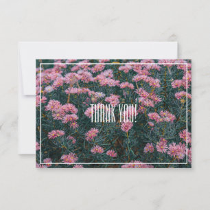 Blass Lila Pink Wilde BlumenVielen Dank, dass Sie