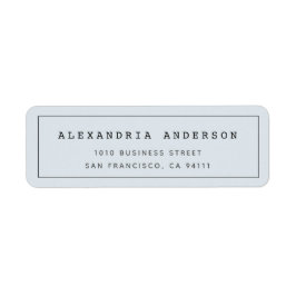 Blass Minimalistisch sauberes Grenzflächenkennzeic