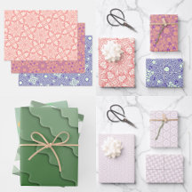 Blass pink delikate pattern Wrapping paper