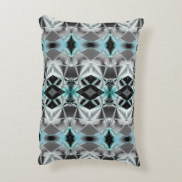 Blass-Silber-Blau-Beziehung im virtuellen Stil Dekokissen