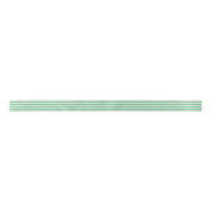 Blassblau, Aqua Green und Beige Streifen Satinband