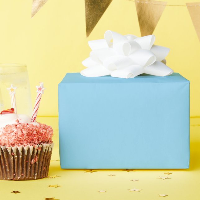 Blassblau Geschenkpapier (Geburtstagsparty)