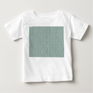 Blassblaue geometrische Wiederholung Baby T-shirt