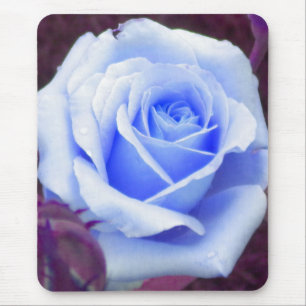Blassblaue Rose Mouse-Pad Mousepad