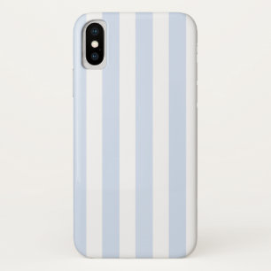 Blassblaue und weiße Streifen aus Süßigkeiten Case-Mate iPhone Hülle