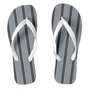 Blassblaues Muster mit fünf Streifen Flip Flops