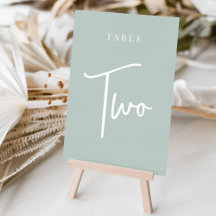 Blasse grüne Hand Drehbuch Tabelle ZWEI