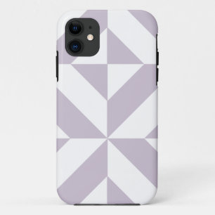 Blasse kühle Trauben geometrisches Deco-Würfelmust Case-Mate iPhone Hülle