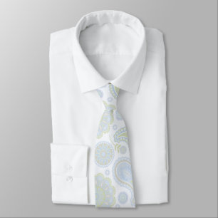 Blasse Pastellpaisley-Muster-Hochzeit Krawatte