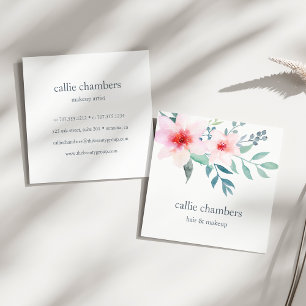 Blässe und Bläschen Quadratische Visitenkarte