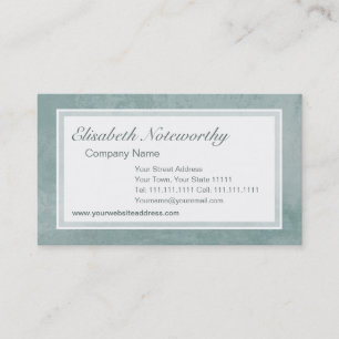 Blasse Vintage-Aqua-Grunge-Effekt alte italienisch Visitenkarte