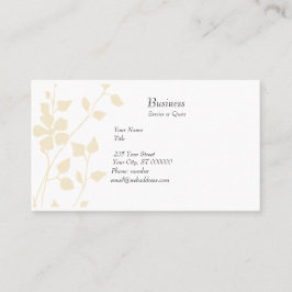 Blasser Blumenextravaganz-weich Pastell Visitenkarte