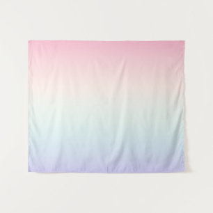Blasser Farbverlauf Wandteppich