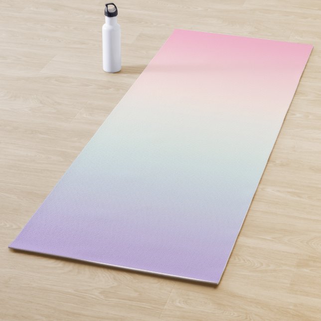 Blasser Farbverlauf Yogamatte (Beispiel)
