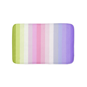 Blasser Regenbogen Stripes Bad-Dekor Badematte