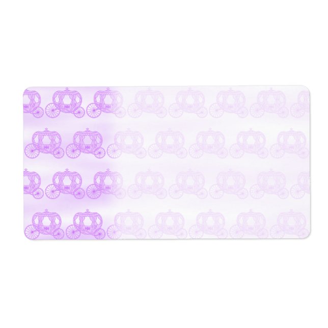 Blasses Lila Muster der Princess Carriages (Vorne)