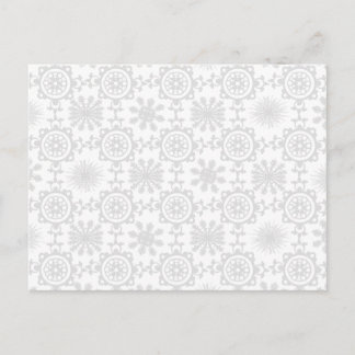Blasses Snowfill Postkarte