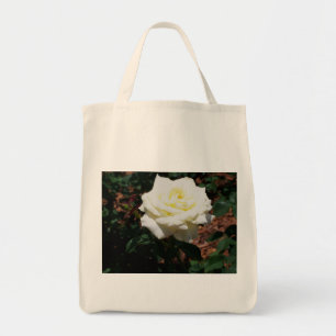 Blassgelbe Rose Tragetasche