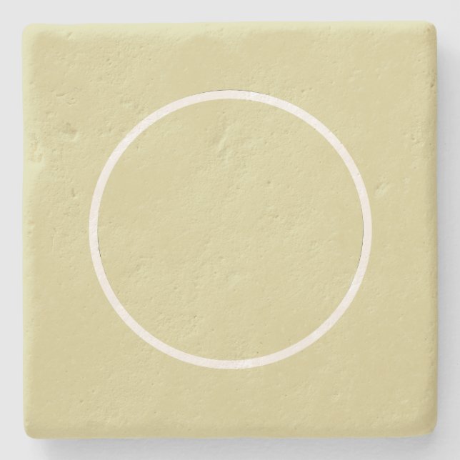 Blassgelbe ROSEN/FOTOG. DIGITALE AUSWIRKUNGEN Steinuntersetzer (Vorderseite)